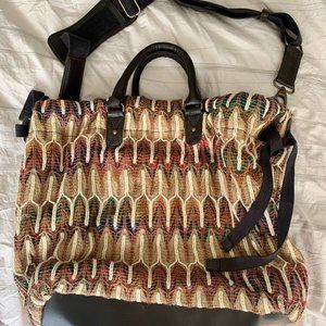 (NEW) Zara crossbody colorful large tote